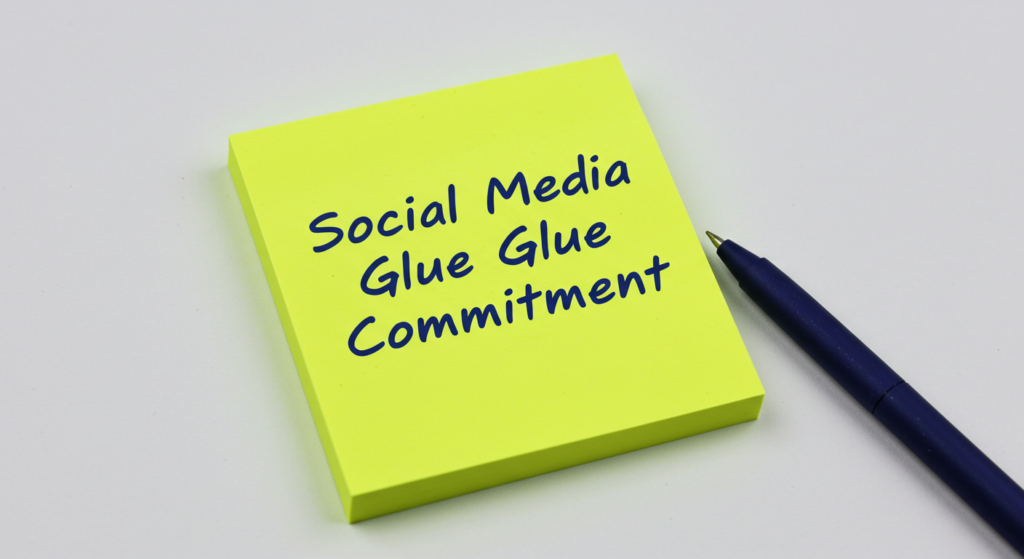 Social Media Glue Commitment