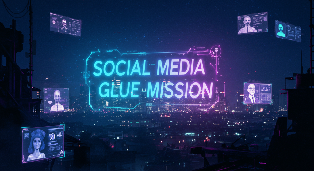 Social Media Glue Mission